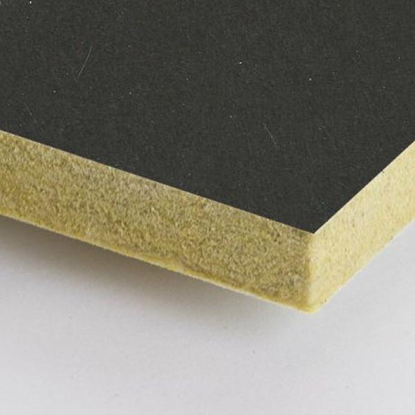 Dalle faux plafond 60x60cm 40mm - Tonga A 40 bords droits - Noir