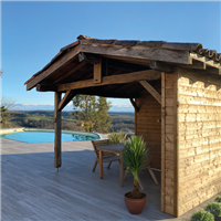 Bardage extérieur Mozéo Sapin du Nord CL3M - 135x21 mm - 4,80 M