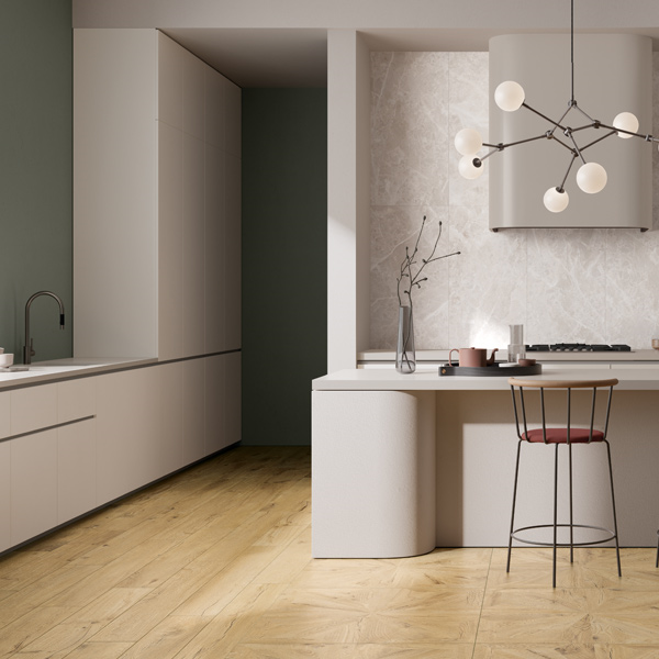Plinthe carrelage effet bois - Le Doghe - 6,5x120cm - Rovere