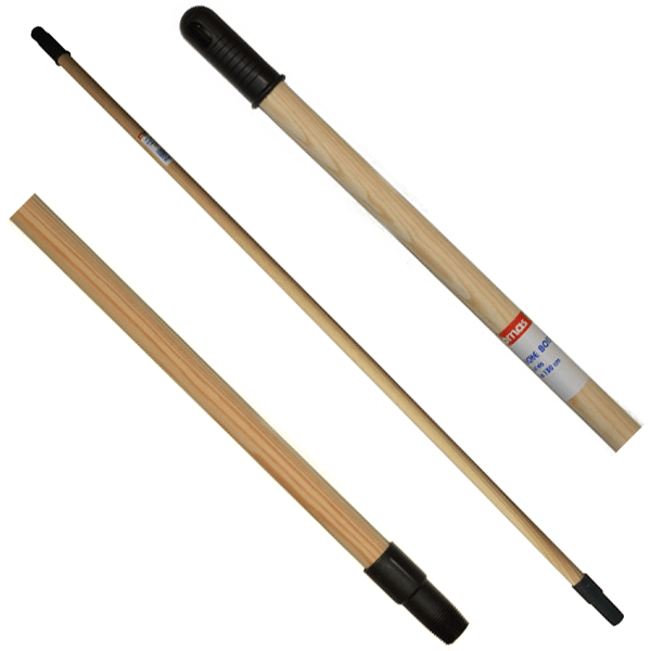 Manche a balai bois à vis 24 mm | Quincaillerie Pro