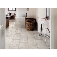 Carrelage sol intérieur effet "terre cuite" Cottoantico - Bianco - 60 CM x 30 CM - ép.9 MM