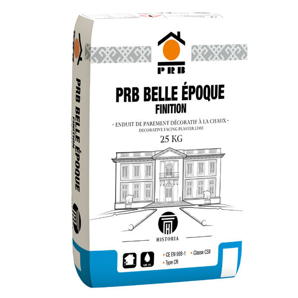 Enduit à la chaux PRB Belle Époque Finition - 25kg - Ton sable