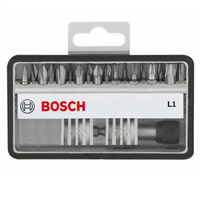 Coffret d'embouts de vissage Bosch extra-dure 18 pièces + porte-embout