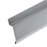 Bande de solin à biseau en zinc Rheinzink - développé de 100 mm - ép. 0,65 mm - 2 m