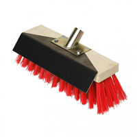Balai cantonnier tôle scraper sols rugueux Brosserie Thomas 31 cm