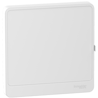 Porte Schneider Resi9 Styl pour coffret d'une rangée - blanc