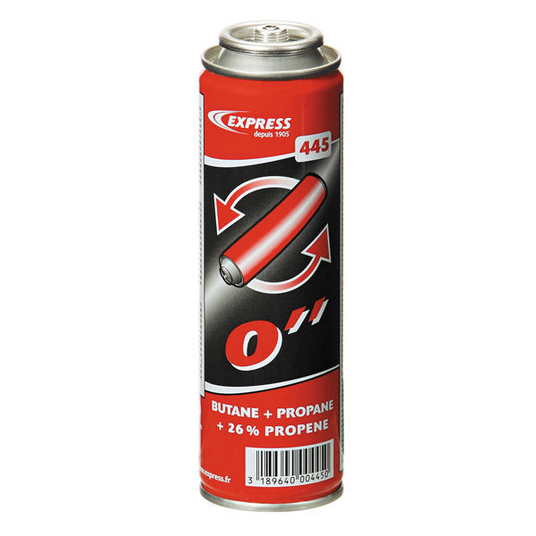 Cartouche de gaz propylène + butane + propane 60 g mousse Express 445