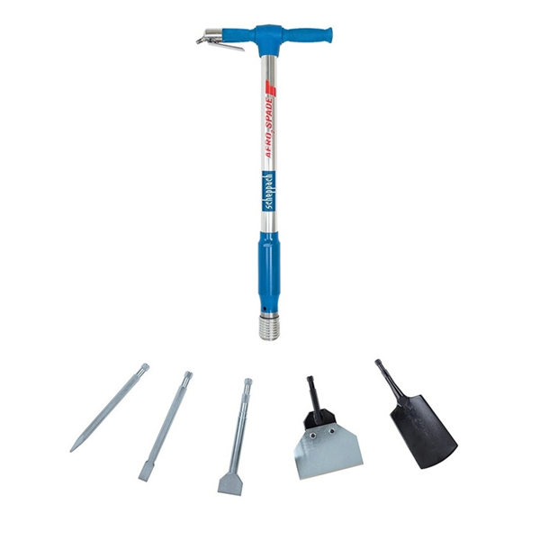 Bêche pneumatique 5 en1 - 6.3 bar - Aero2Spade - Scheppach