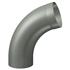 Coude tulipé à 72° prePatina ardoise Eco Zinc Rheinzink pour tuyau de descente de 80,0 MM