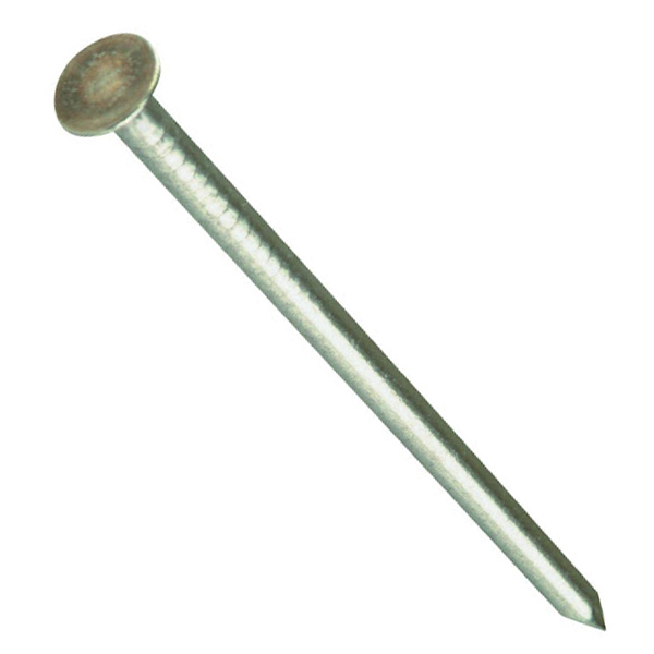 Pointe tête plate standard acier clair 2,70 x 50 mm - boîte de 5 kg