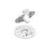 Rondelle pour isolants - ISO-RG - 60,0 MM - Boîte de 100