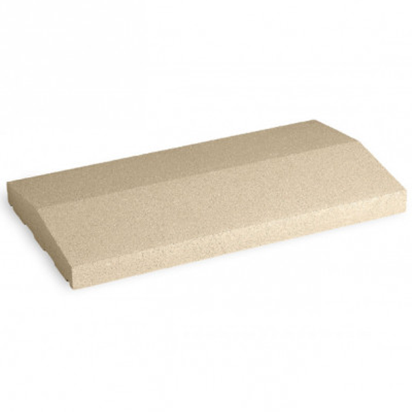 Chaperon de mur à 2 pentes en béton - Périgord - 50,0 CM x 25,0 CM x 5,00 CM