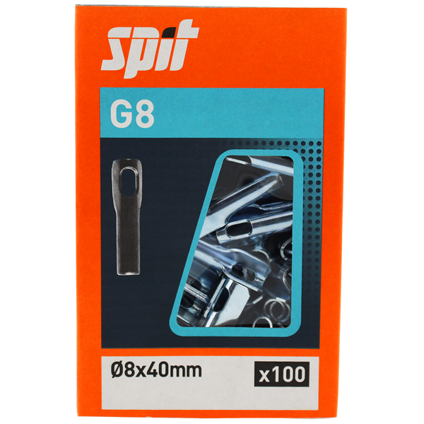 Cheville métallique à expansion Spit G8 - Ø 8 x 43 mm - boîte de 100