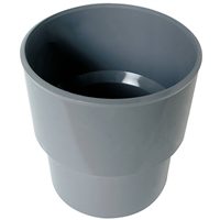 Manchette de réparation mâle-femelle Nicoll ZHH en PVC gris NF - diamètre 40 x 33,5 mm