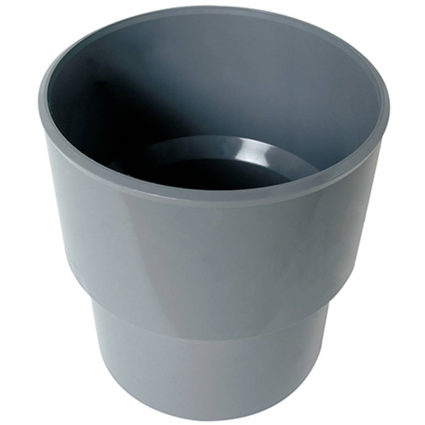 Manchette de réparation mâle-femelle Nicoll ZHH en PVC gris NF - diamètre 40 x 33,5 mm
