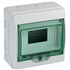 Mini coffret étanche Schneider Kaedra - 8 modules - gris clair - IP65