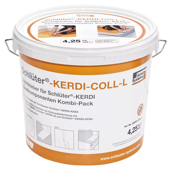 Colle étanche Schluter KERDI-COLL-L - pot de  4,3 KG