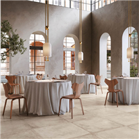 Carrelage intérieur effet pierre en grès cérame - Château - 80,0 CM x 80,0 CM - ép. 9,00 MM - Ivoire