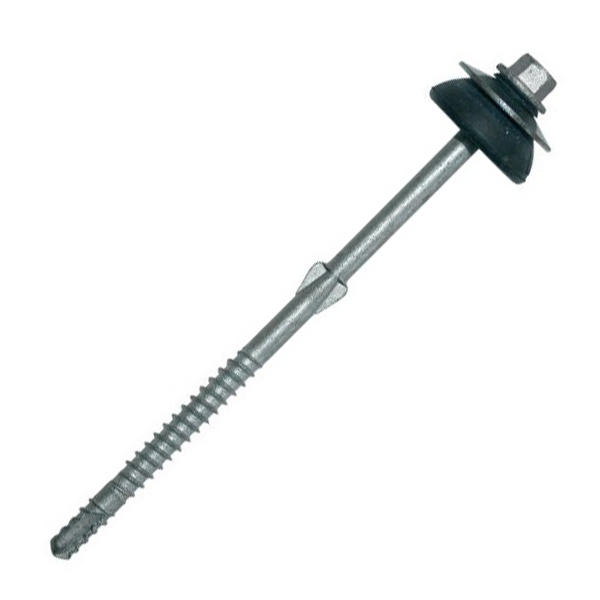 Vis acier autoperceuse à ailettes tête H Monovis Bois spéciale fibres-ciment 6.5 x 130 mm - boîte de 100