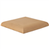 Chapeau de pilier plat Terreal CP11 terre cuite Ton pierre - 36 x 36 cm