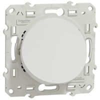 Sortie de câble Schneider Odace - blanc - câble de 6 à 12 mm² - 16 A