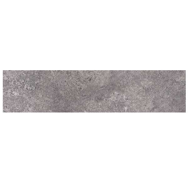 Plinthe carrelage Acier effet pierre grès cérame émaillé 45x8cm - Trocadero