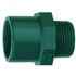 Embout fileté pour fluide sous pression - PVC-U - 63 / 50 mm - 1"1/2