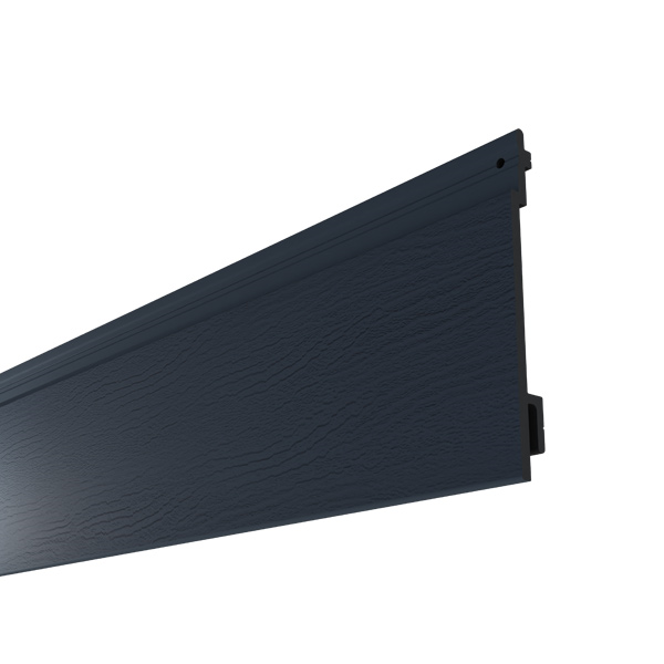 Bardage PVC Isocel Veiné Bois - 166,00 MM x 18,00 MM - Long. 4,00 M - Anthracite