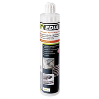 Résine hybride Edia 2 canules attache broche cartouche de 300 ml