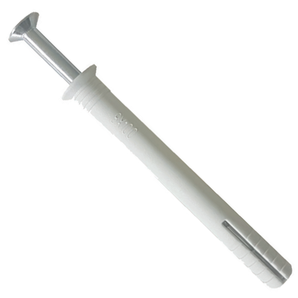 Cheville à frapper tête fraisée EDIA 8 mm longueur 60 mm - Lot de 100