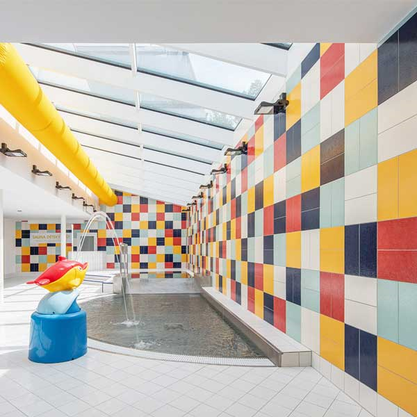 Carrelage mural salle de bain Color One - 20x40cm - Blanc