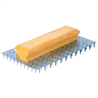 Taloche gratton 480 petites dents 8 mm poignée bois Taliaplast 301314