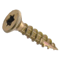 Vis bois Rocket tête fraisée Torx bichromaté filetage total 4,5x30 mm