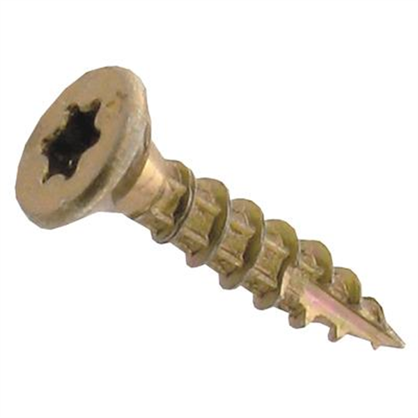 Vis bois Rocket tête fraisée Torx bichromaté filetage total 4,5x30 mm