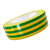 Ruban adhésif vinyle plastifié isolation 15 mm x 10 m Jaune vert