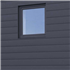 Bardage PVC extérieur imitation bois - 300mm x 4 m - Gris ardoise