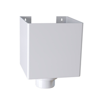 Boîte à eau MEP BXC810 pour tuyaux de 80 ou 100 mm - PVC Blanc