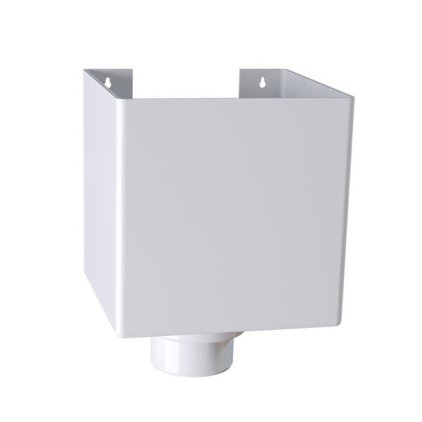 Boîte à eau MEP BXC810 pour tuyaux de 80 ou 100 mm - PVC Blanc