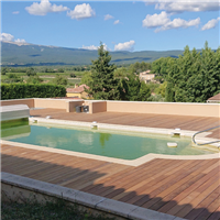 Lame terrasse bois exotique Ipé striée - 21x145mm - 3,00 M