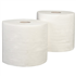 Essuie main 100% cellulose blanche  - 2 plis - 1500 feuilles format 19.4 x 30 cm - Lot de 2 bobines