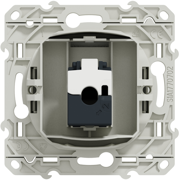Prise RJ45 Schneider Odace - grade 1 - catégorie 5 - UTP - blanc