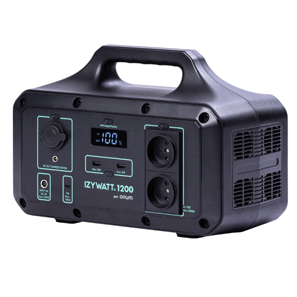 Station électrique portable IZYWATT 1200W - Orium