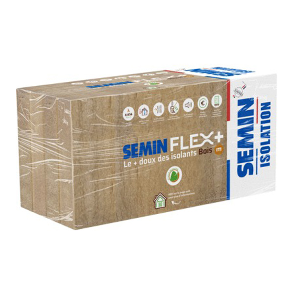 Isolant fibre de bois Semin Flex + - ép. 145 MM - R 4,00 m².K/W