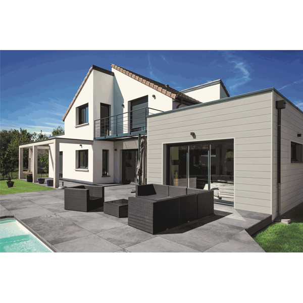 Bardage Hardie Plank Cedar en composite -  Sable Clair - 180 MM x 8,00 MM - 3,60 M