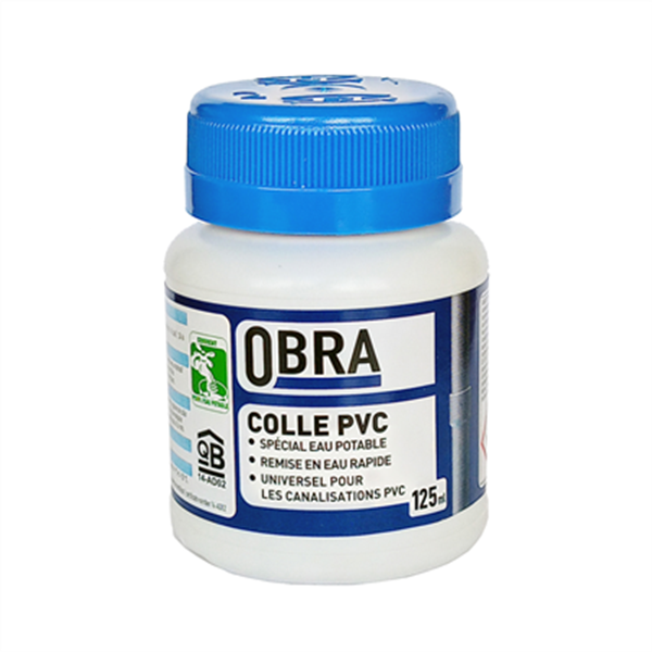 Colle PVC eau potable Obra pour canalisation et raccord - 125 MLT