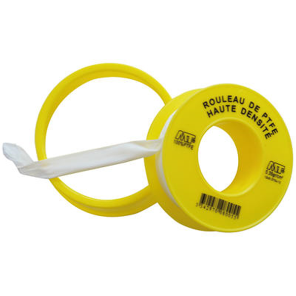 Rouleau d'étanchéité téflon raccords Noyon haute densité 12 m x 12 mm