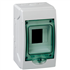 Mini coffret étanche Schneider Kaedra - 4 modules - gris clair - IP65