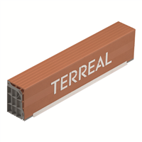 Linteau monobloc L pour volet roulant - H.314 MM Ép.200 MM L.1200 MM