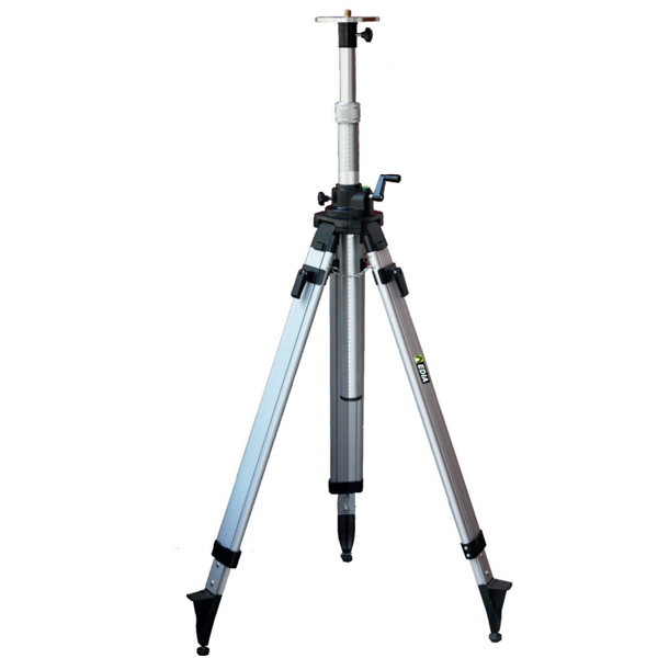 Trépied de laser rotatif Edia 117/300 à crémaillère - fixation 5/8" - max 300 cm