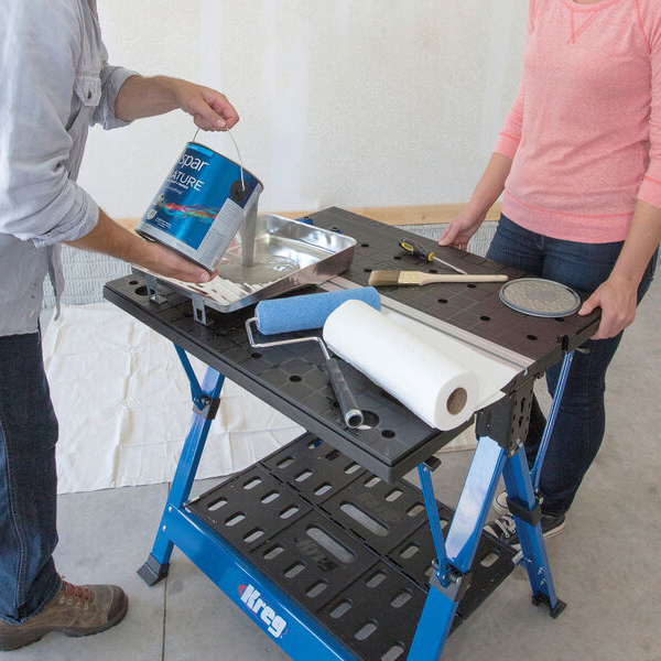 Établi mobile multifonction Kreg KWS1000-INT - 70 x 80 cm - 158 kg